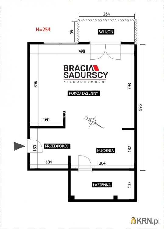 1 pokojowe, Mieszkanie  na sprzedaż, Kraków, Prądnik Biały, ul. W. E. Radzikowskiego