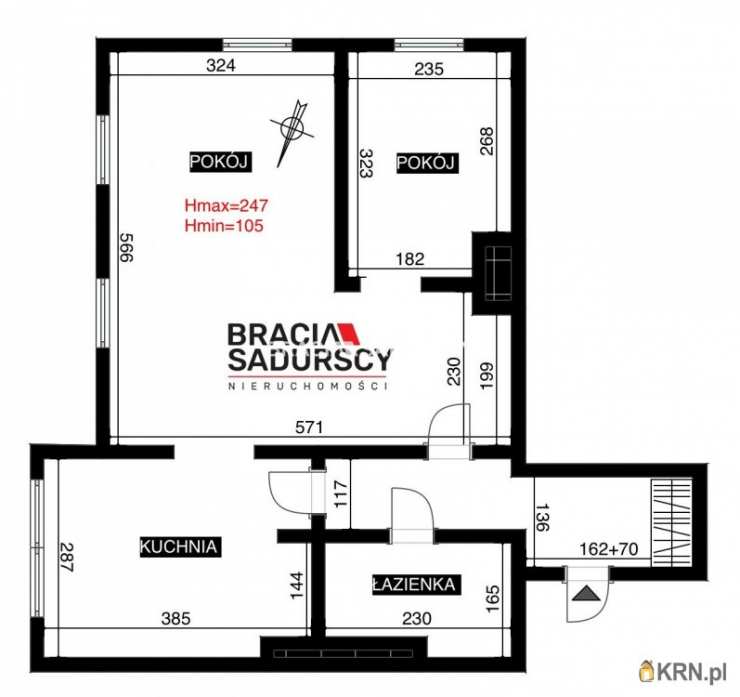 Kraków, Dębniki/Ruczaj, ul. Zachodnia, Mieszkanie  na sprzedaż, 2 pokojowe