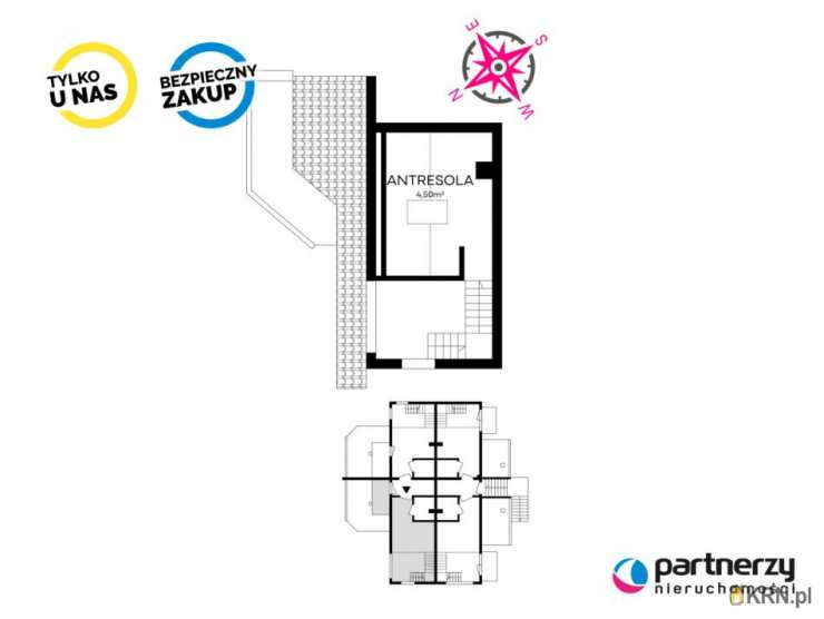 PARTNERZY Nieruchomości sp. z o.o., Mieszkanie  na sprzedaż, Dębki, ul. Zakonna