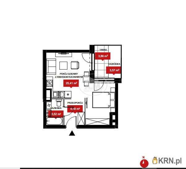 Mieszkanie  na sprzedaż, Wrocław, Psie Pole/Kleczków, ul. W. Reymonta, 1 pokojowe