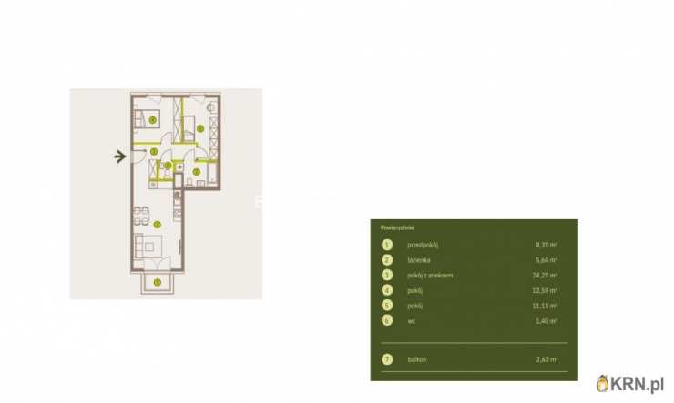 Kraków, Prądnik Biały, ul. Imbramowska, Mieszkanie  na sprzedaż, 1 pokojowe