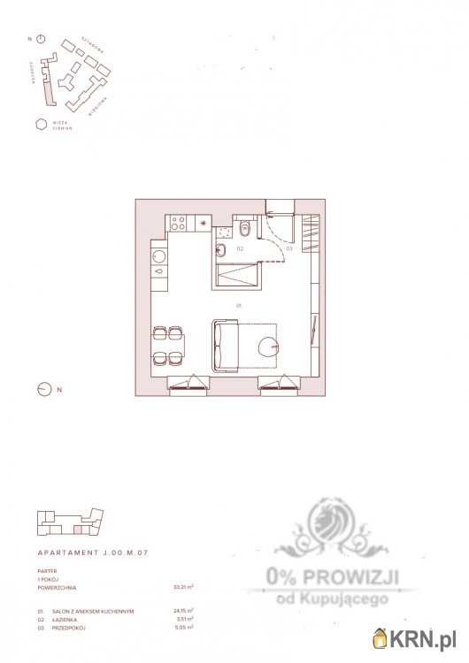 Mieszkanie  na sprzedaż, 1 pokojowe, Wrocław, Krzyki, ul. 