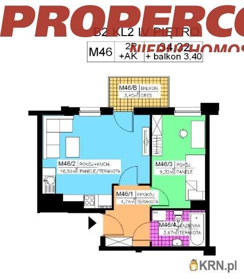 Kielce, Na Stoku, ul. , 2 pokojowe, Mieszkanie  na sprzedaż