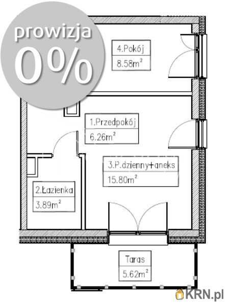 2 pokojowe, Wrocław, Krzyki/Gaj, ul. , Mieszkanie  na sprzedaż