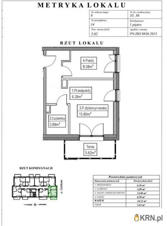 Wrocław, Krzyki, ul. , Mieszkanie  na sprzedaż, 2 pokojowe