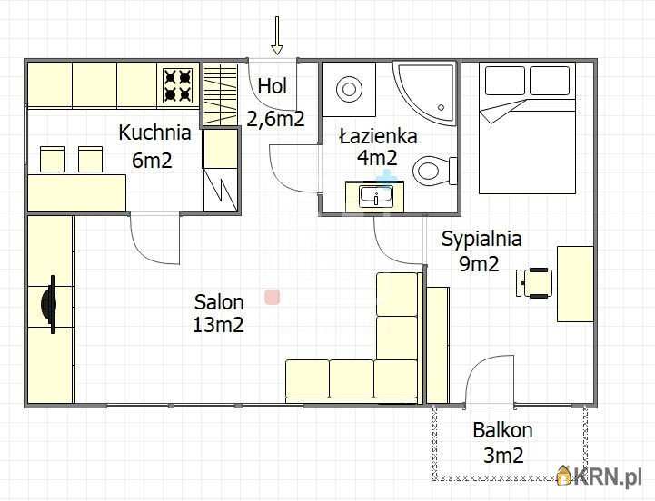2 pokojowe, Warszawa, Śródmieście, ul. Niska, Mieszkanie  na sprzedaż