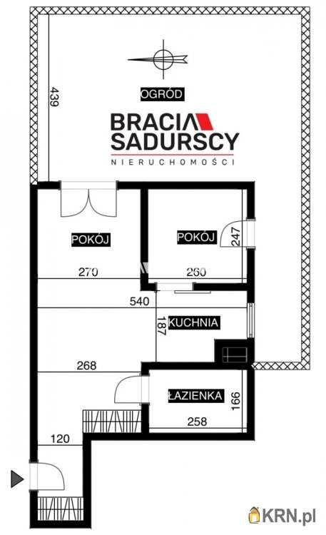 Mieszkanie  do wynajęcia, 2 pokojowe, Kraków, Stare Miasto, ul. bp. J. Prandoty