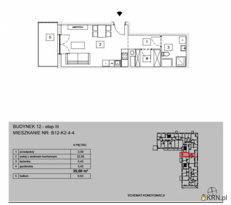 1 pokojowe, Mieszkanie  na sprzedaż, Wrocław, Fabryczna, ul. 