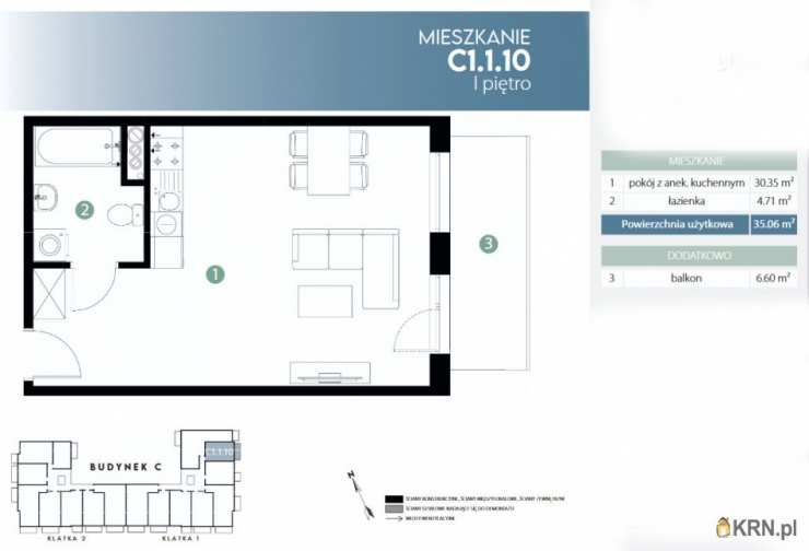 1 pokojowe, Wrocław, Fabryczna, ul. , Mieszkanie  na sprzedaż