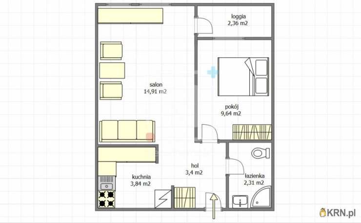 Warszawa, Śródmieście/Powiśle, ul. Fabryczna, 2 pokojowe, Mieszkanie  na sprzedaż