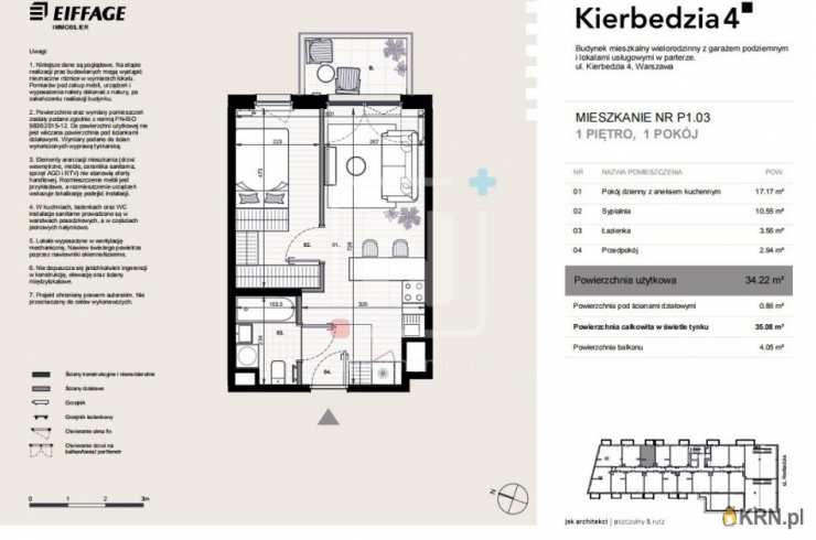 Mieszkanie  na sprzedaż, 2 pokojowe, Warszawa, Mokotów, ul. S. Kierbedzia