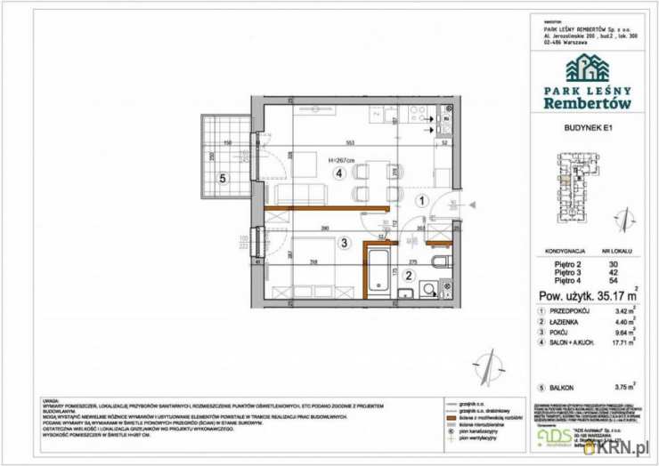 , Mieszkanie  na sprzedaż, Warszawa, ul. 