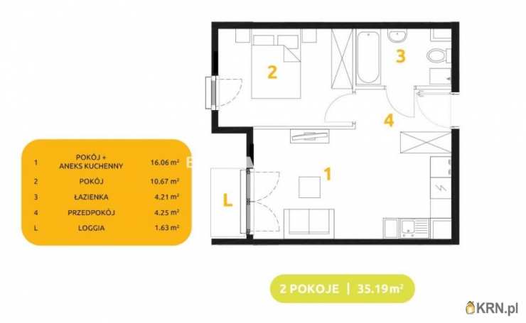Kraków, Prądnik Biały, ul. 29 Listopada, Mieszkanie  na sprzedaż, 2 pokojowe