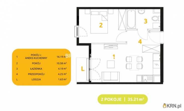 Kraków, Prądnik Biały, ul. 29 Listopada, Mieszkanie  na sprzedaż, 2 pokojowe