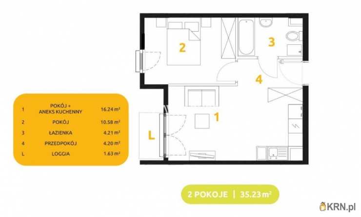 Kraków, Prądnik Biały, ul. 29 Listopada, Mieszkanie  na sprzedaż, 2 pokojowe
