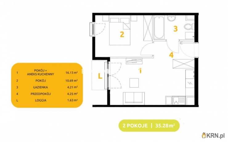 Kraków, Prądnik Biały, ul. 29 Listopada, Mieszkanie  na sprzedaż, 2 pokojowe