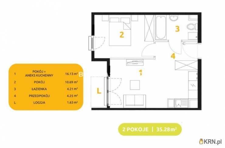 Kraków, Prądnik Biały, ul. 29 Listopada, Mieszkanie  na sprzedaż, 2 pokojowe