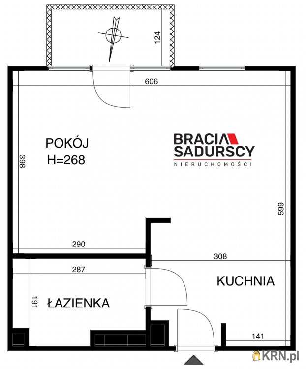 Mieszkanie  na sprzedaż, Kraków, Bronowice/Mydlniki, ul. prof. S. Myczkowskiego, 1 pokojowe