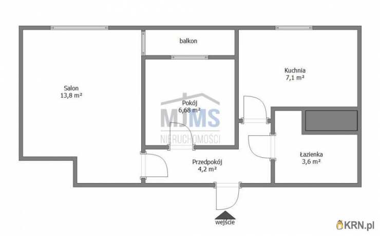 2 pokojowe, Rumia, ul. Gierosa, Mieszkanie  na sprzedaż