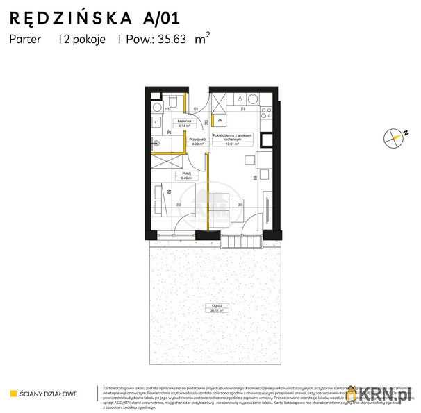 Mieszkanie  na sprzedaż, 2 pokojowe, Wrocław, Fabryczna/Maślice, ul. Rędzińska
