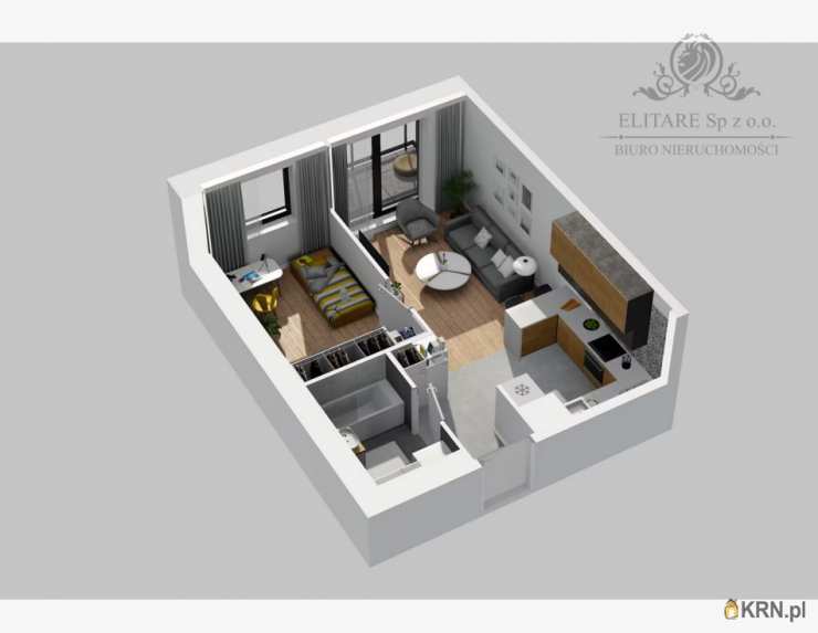 2 pokojowe, Mieszkanie  na sprzedaż, Wrocław, Krzyki, ul. 