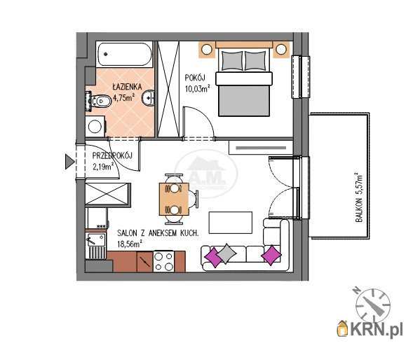 Mieszkanie  na sprzedaż, Siechnice, ul. św. Krzyża, 2 pokojowe