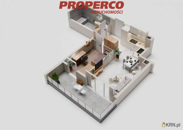 Jędrzejów, ul. , 2 pokojowe, Mieszkanie  na sprzedaż