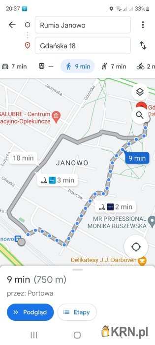 Rumia, Janowo, ul. Gdańska, 2 pokojowe, Mieszkanie  na sprzedaż