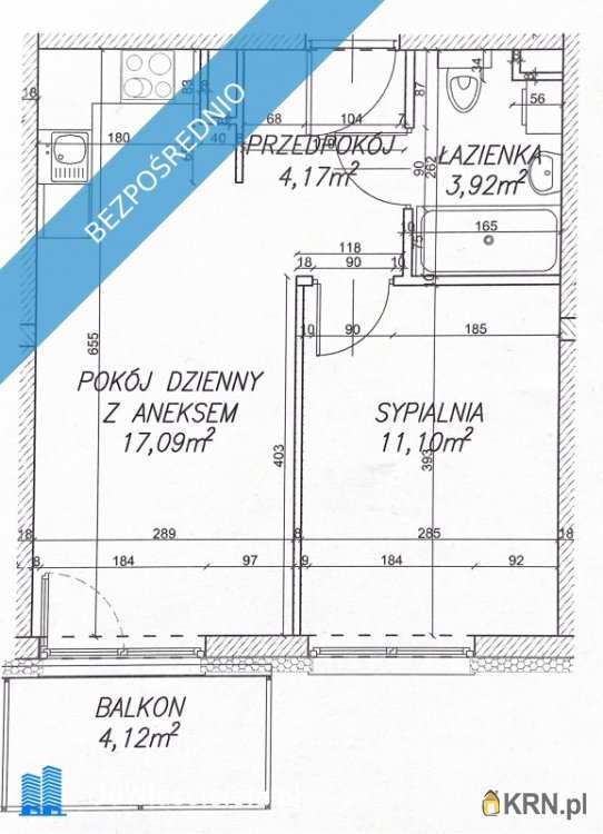 Mieszkanie  na sprzedaż, 2 pokojowe, Wrocław, Psie Pole, ul. Szałwiowa
