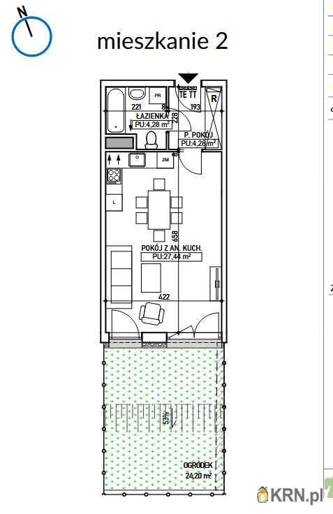 Mieszkanie  na sprzedaż, Wrocław, Fabryczna, ul. , 1 pokojowe