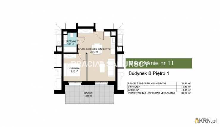 Kraków, Wzgórza Krzesławickie, ul. Kantorowicka, Mieszkanie  na sprzedaż, 2 pokojowe