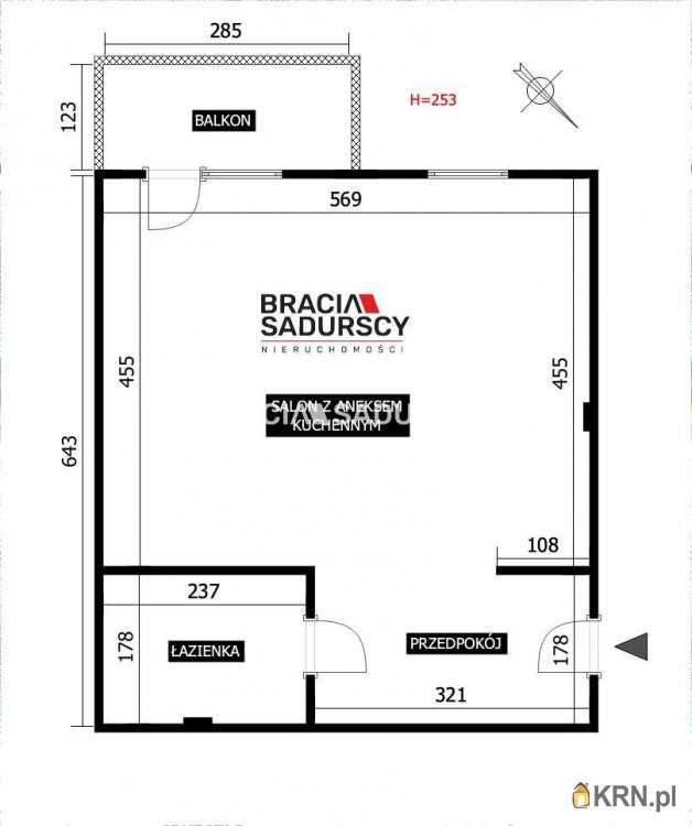 Kraków, Bieńczyce, ul. Fatimska, Mieszkanie  na sprzedaż, 1 pokojowe