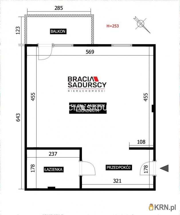 Mieszkanie  na sprzedaż, Kraków, Bieńczyce, ul. Fatimska, 1 pokojowe