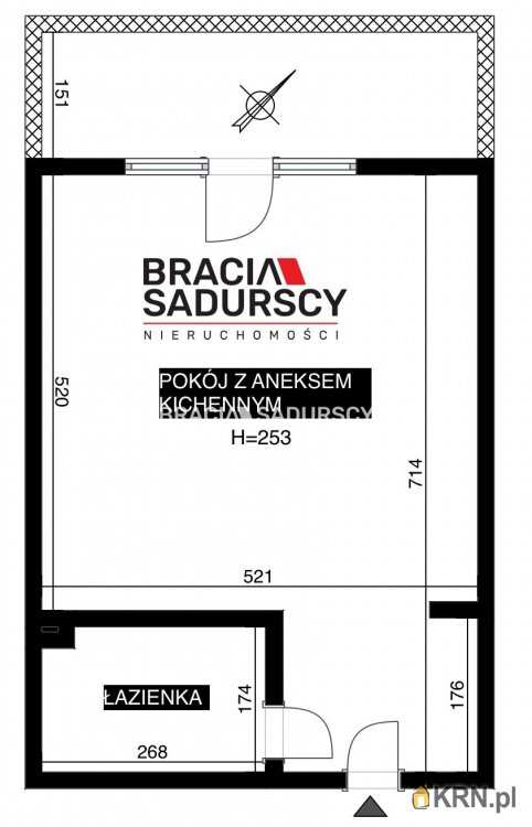 Kraków, Dębniki/Ruczaj, ul. prof. M. Bobrzyńskiego, Mieszkanie  do wynajęcia, 1 pokojowe