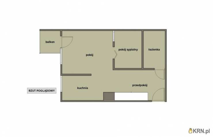 Mieszkanie  na sprzedaż, Kraków, Dębniki/Ruczaj, ul. Chmieleniec, 1 pokojowe