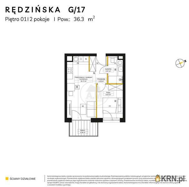 Wrocław, Fabryczna/Maślice, ul. Rędzińska, Mieszkanie  na sprzedaż, 2 pokojowe