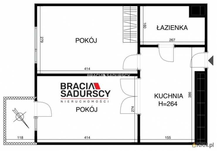 Mieszkanie  do wynajęcia, 3 pokojowe, Kraków, Podgórze/Zabłocie, ul. T. Romanowicza