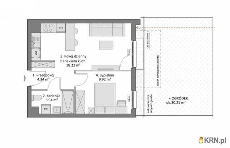 MW Sp. z o.o., Mieszkanie  na sprzedaż, Gdańsk, Chełm, ul. Pastelowa