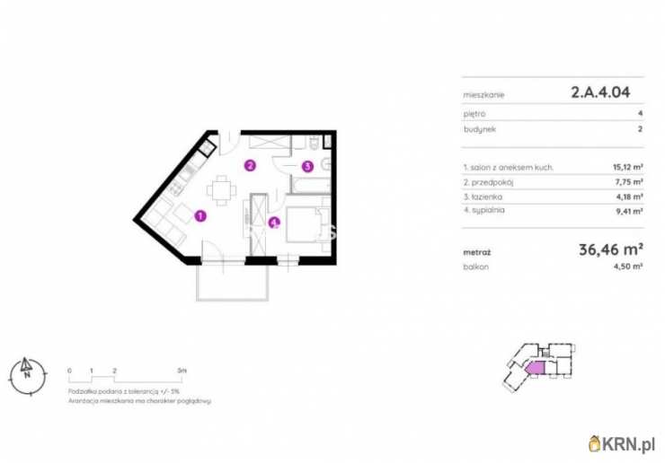 Mieszkanie  na sprzedaż, Kraków, Podgórze/Stare Podgórze, ul. Rydlówka, 2 pokojowe