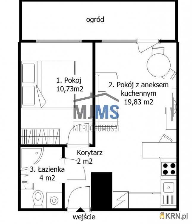Mieszkanie  do wynajęcia, 2 pokojowe, Gdańsk, Jasień, ul. 