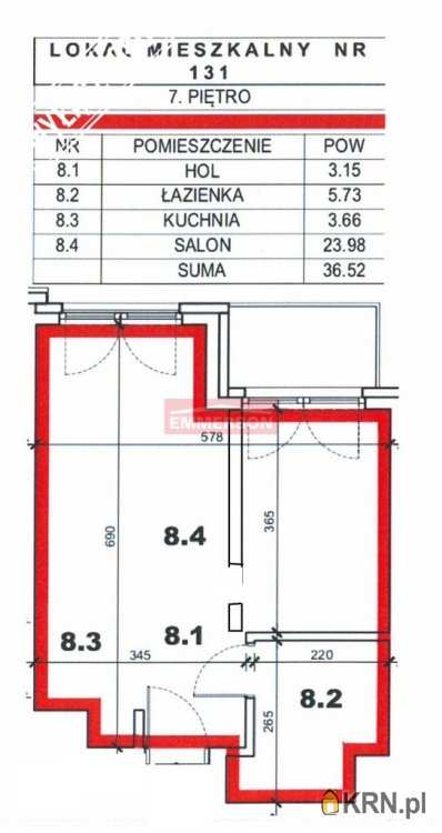 Kraków, Grzegórzki, ul. , Mieszkanie  na sprzedaż, 2 pokojowe