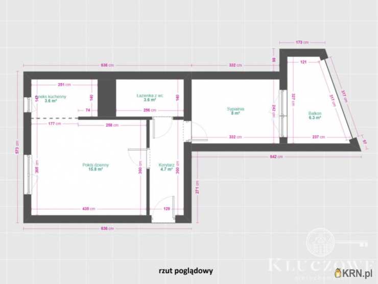 Mieszkanie  na sprzedaż, 2 pokojowe, Toruń, Koniuchy, ul. 
