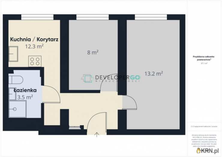 Wasilków, ul. , 2 pokojowe, Mieszkanie  na sprzedaż