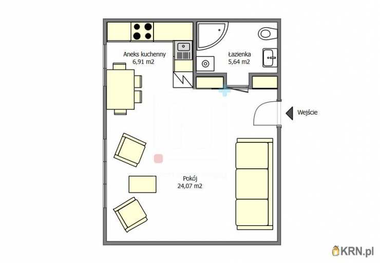 Warszawa, Wilanów, ul. Sarmacka, Mieszkanie  na sprzedaż, 1 pokojowe