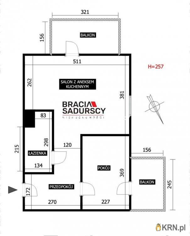 Mieszkanie  na sprzedaż, Kraków, Dębniki/Ruczaj, ul. Pszczelna, 2 pokojowe