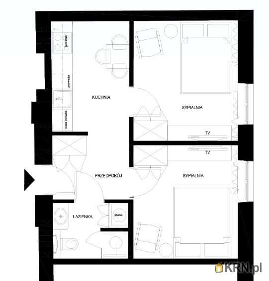 2 pokojowe, Mieszkanie  na sprzedaż, Kraków, Stare Miasto/Kazimierz, ul. 