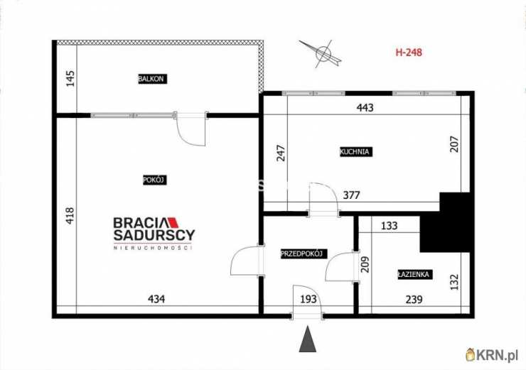 1 pokojowe, Kraków, Czyżyny, ul. Narciarska, Mieszkanie  na sprzedaż