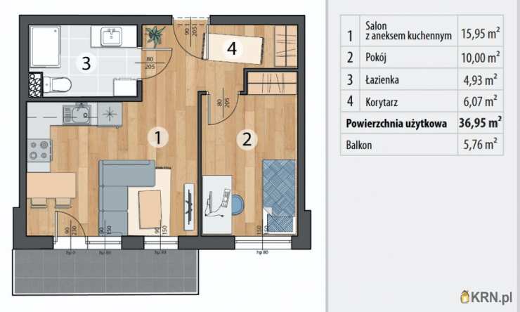 2 pokojowe, Mieszkanie  na sprzedaż, Smolec, ul. 