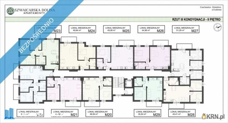 2 pokojowe, Mieszkanie  na sprzedaż, Czechowice-Dziedzice, ul. Łukowa