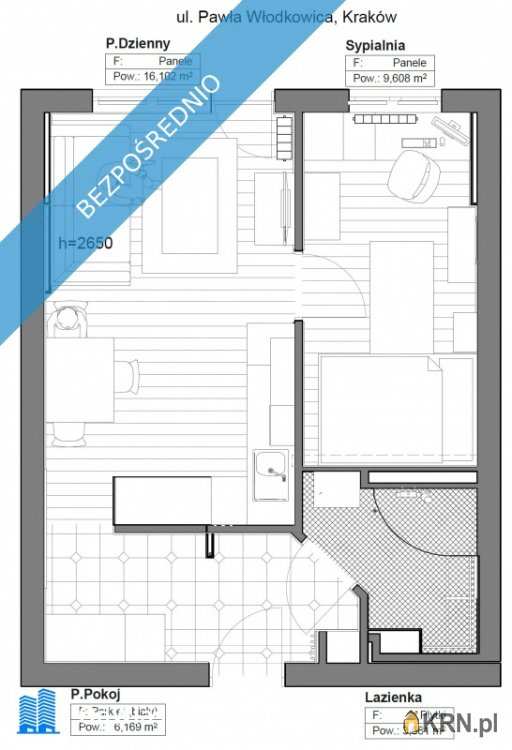 Mieszkanie  do wynajęcia, Kraków, Prądnik Czerwony, ul. P. Włodkowica, 2 pokojowe